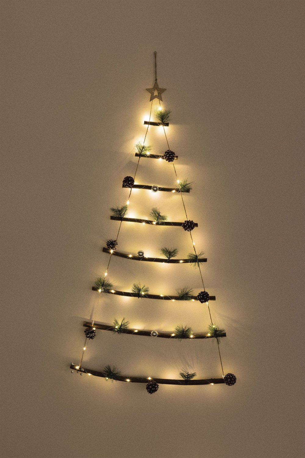 Árbol de Navidad LED para Pared Iber ↑130 cm -  SKLUM