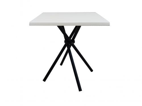 Base de mesa CLEO, metal, negro, base de 49 x 49 cms, altura 75 cms - SDM