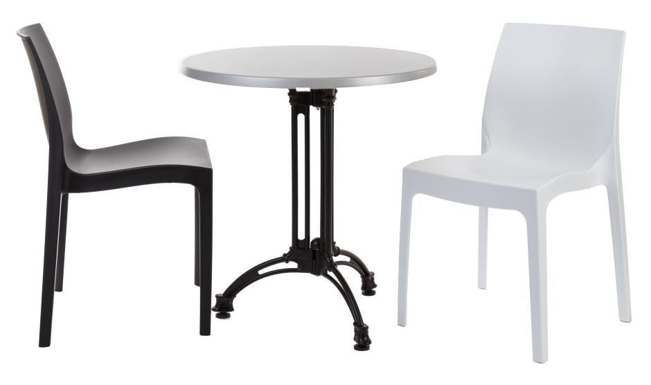 Base de mesa EIFFEL NEW, aluminio, 3 pies, negra, altura 70 cms - SDM
