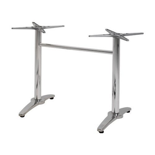 Base de mesa ROMA, rectangular, inoxidable y aluminio* - SDM