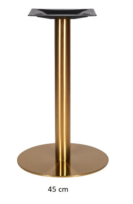 Base de mesa inox oro 45-50 cm Vintahome