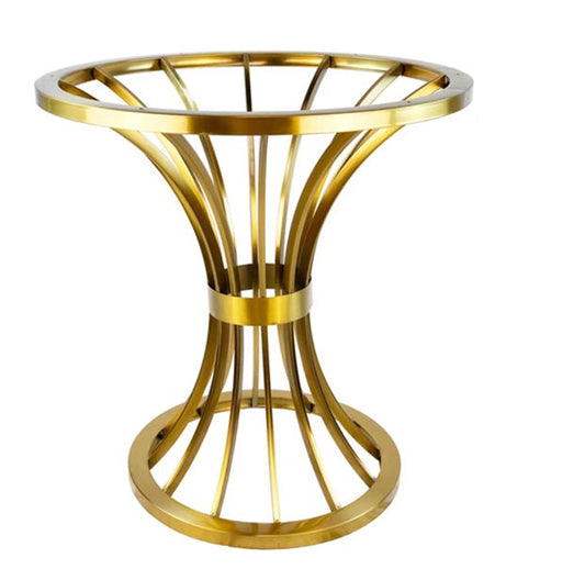 Base de mesa de acero inox dorado Mirlo Vintahome