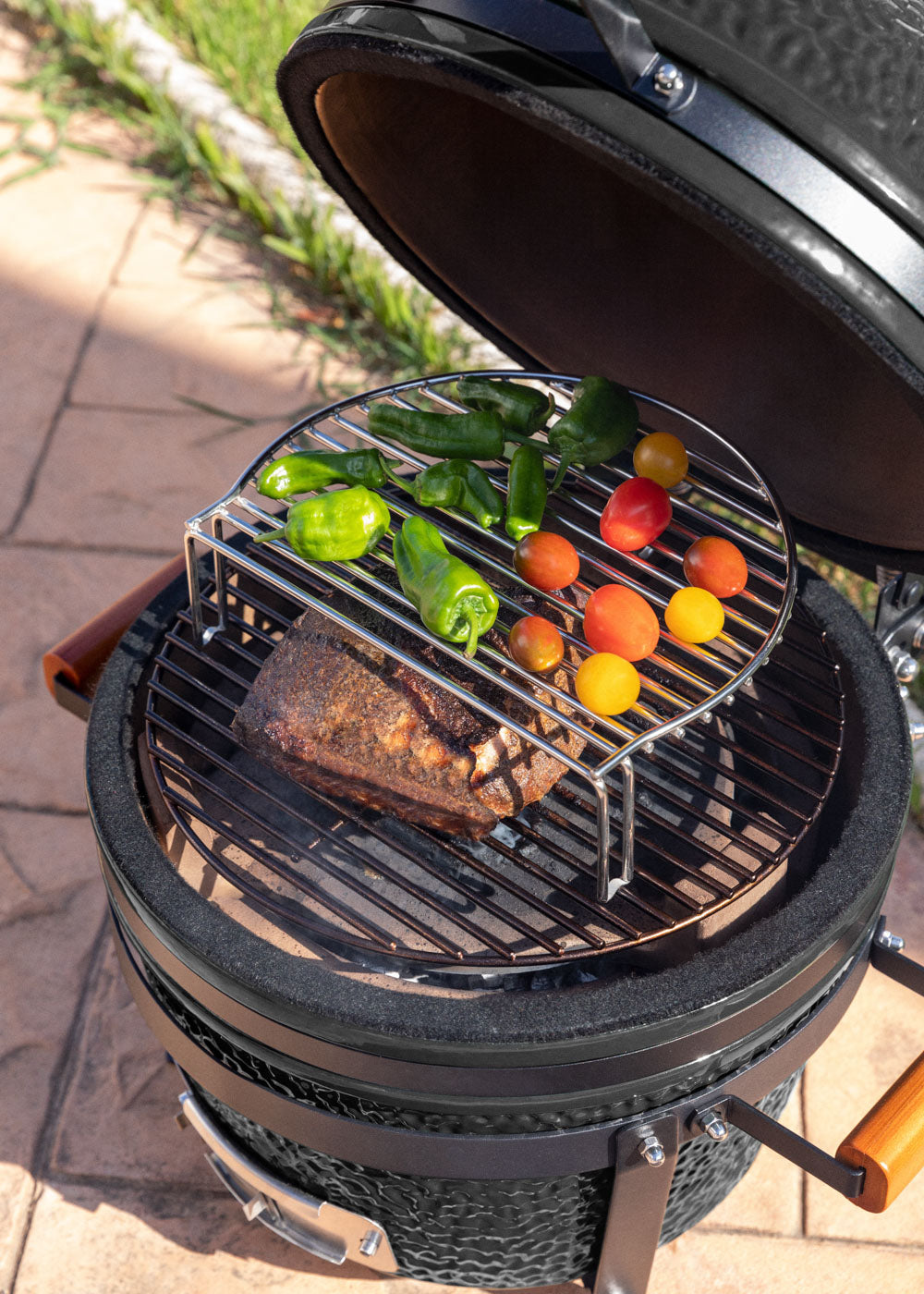 BBQ KAMADO - Barbacoa ahumadora de cerámica