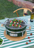 BBQ KAMADO HIBACHI - Barbacoa redonda con grill y plancha