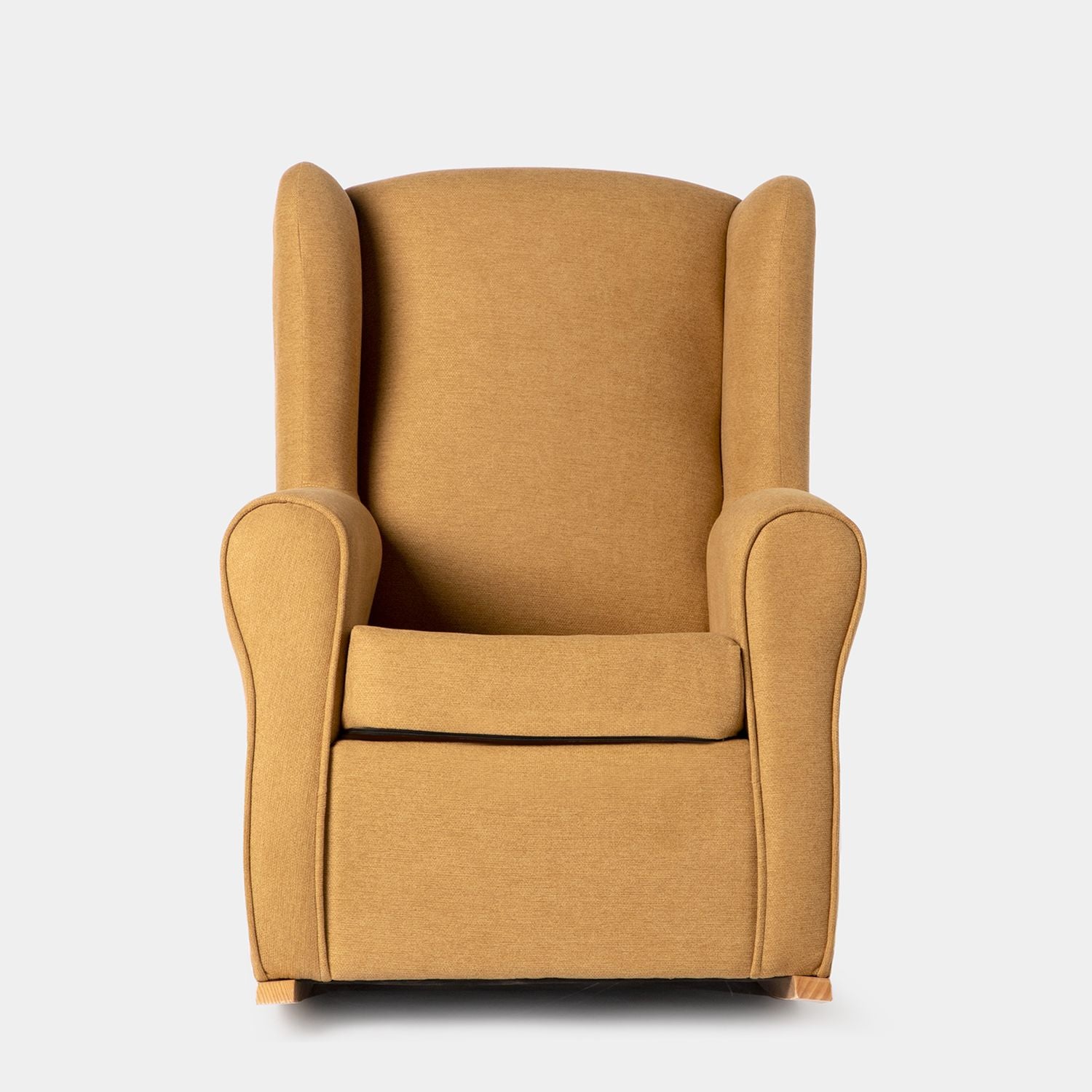 4 sillas Blair silla de comedor tapizada mostaza Pack 4 sillas - Klast –  Bechester