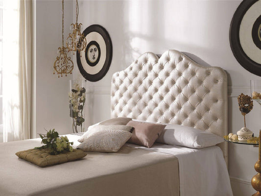 Cabezal de cama tapizado en polipiel Waldorf  - Akasa Muebles