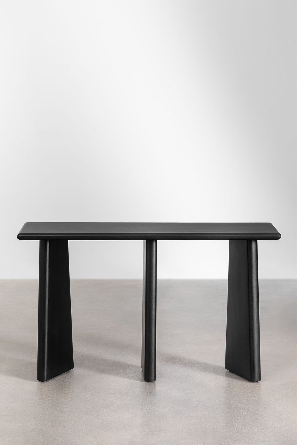 Consola en Madera de Acacia Ambyl Negro -  SKLUM