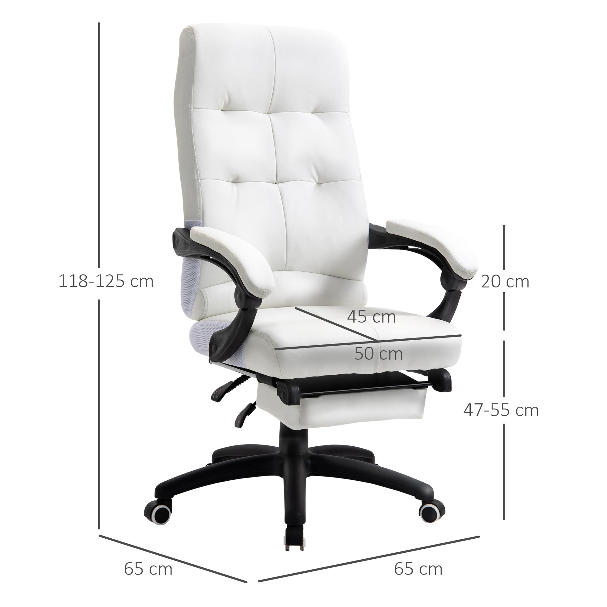Silla de oficina, silla ergonómica de escritorio para el hogar, cómoda  silla giratoria para computadora con reposapiés y respaldo ajustable de 90°  a
