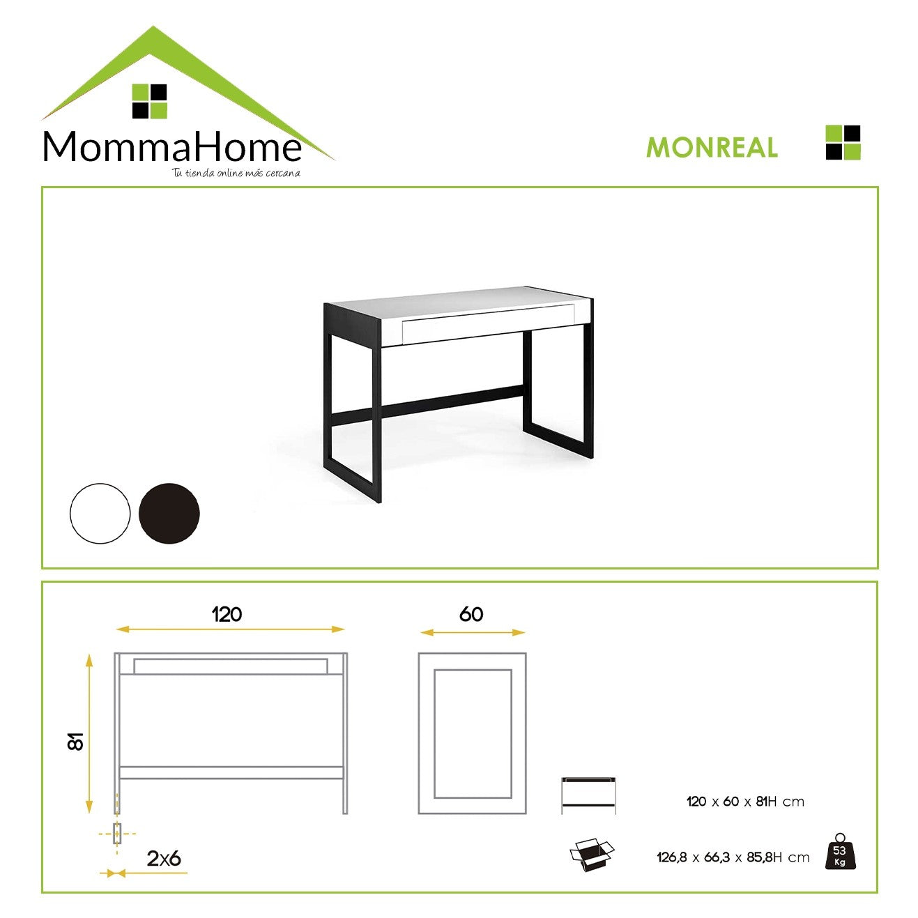 Escritorio mod. Monreal - Momma Home