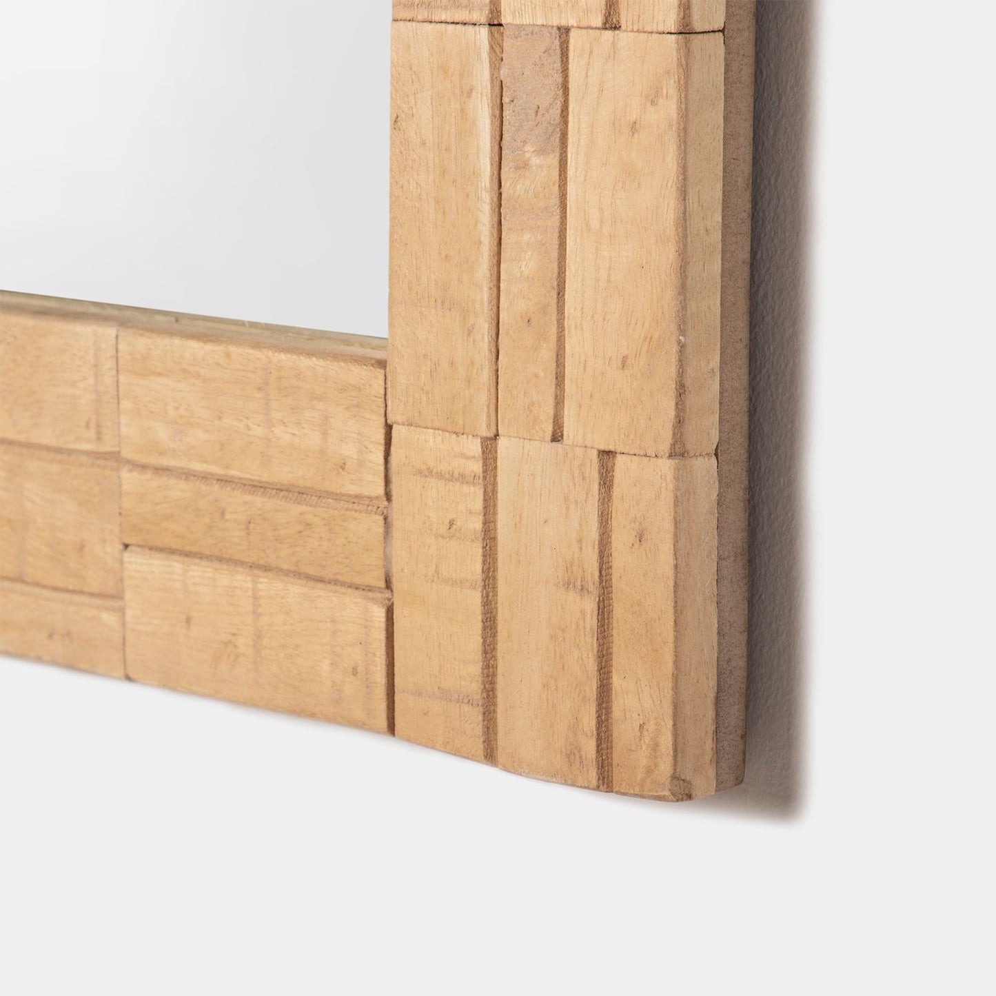 Espejo rectangular de pared 60x45 en madera de mango Nicole -  Klast