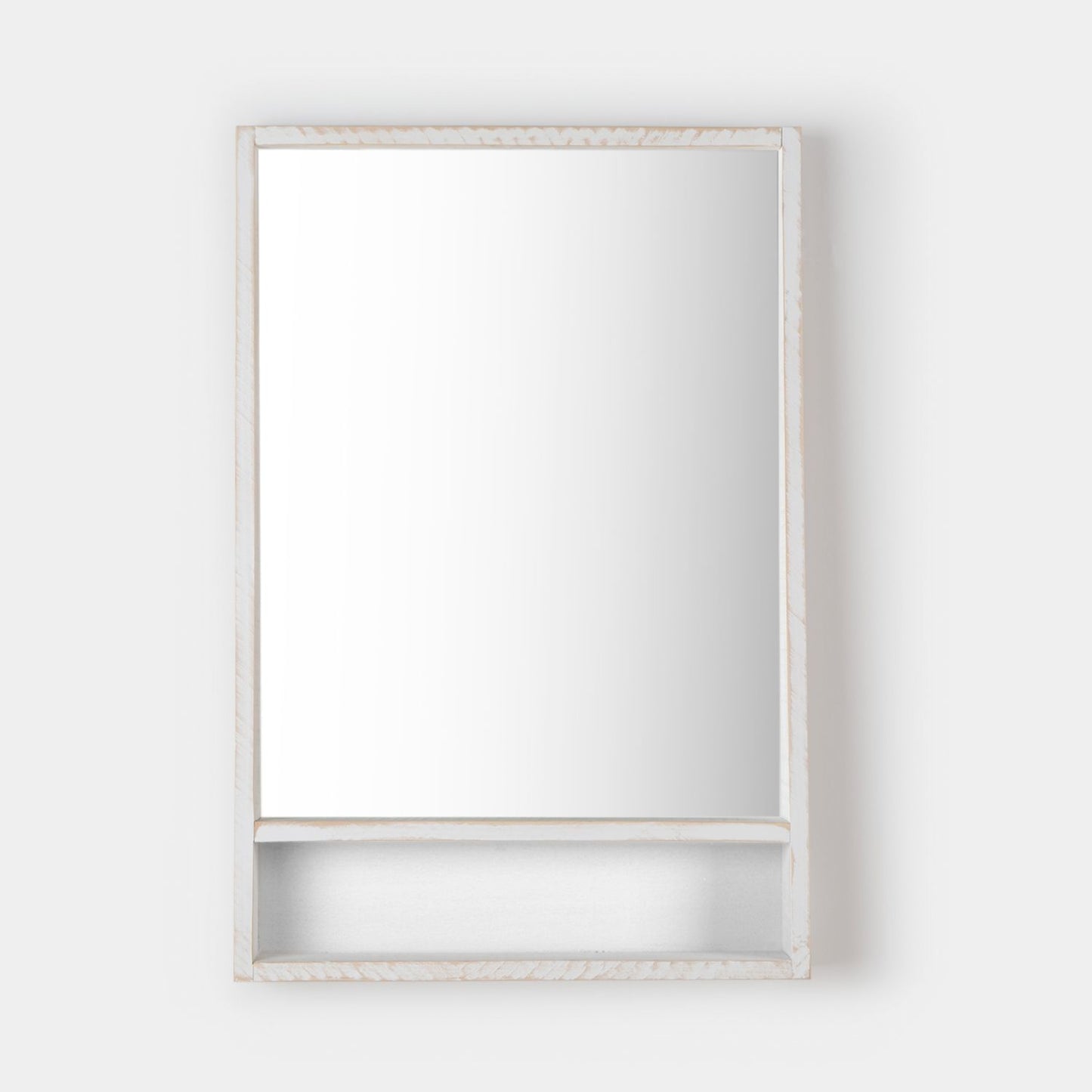 Espejo rectangular de pared 60x90 cm blanco Arno -  Klast