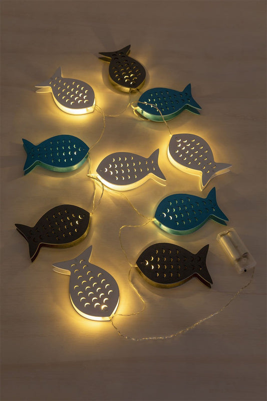 Guirnalda Decorativa LED (1,80 m) Flounder Style Kids ↑8 cm Blanco Cálido -  SKLUM