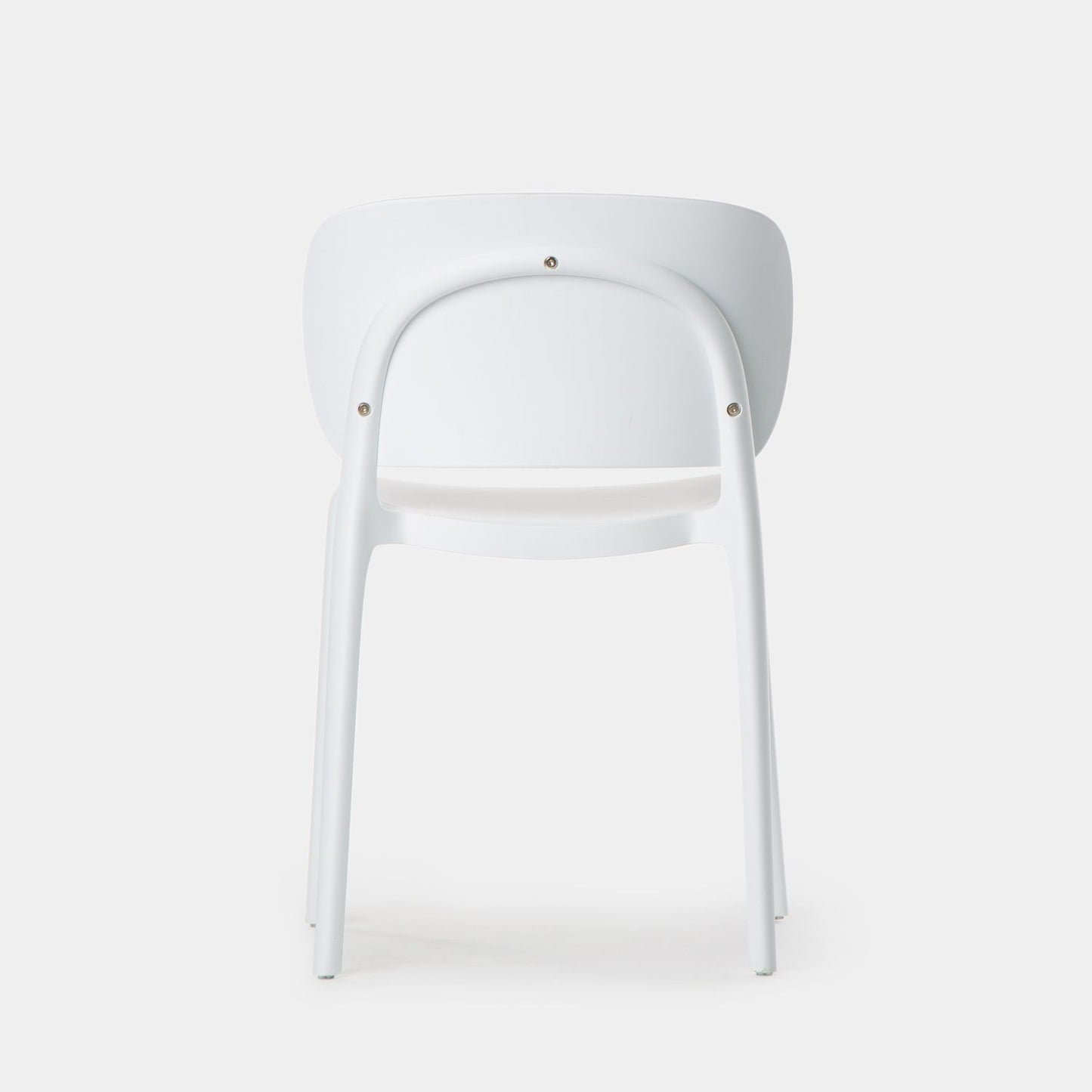 Pack 4 sillas de comedor en polipropileno blanco Jana -  Klast