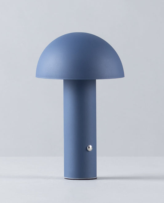 Lámpara de Mesa LED Inalámbrica (Ø15 cm) Biar Azul Oceanic - The Masie
