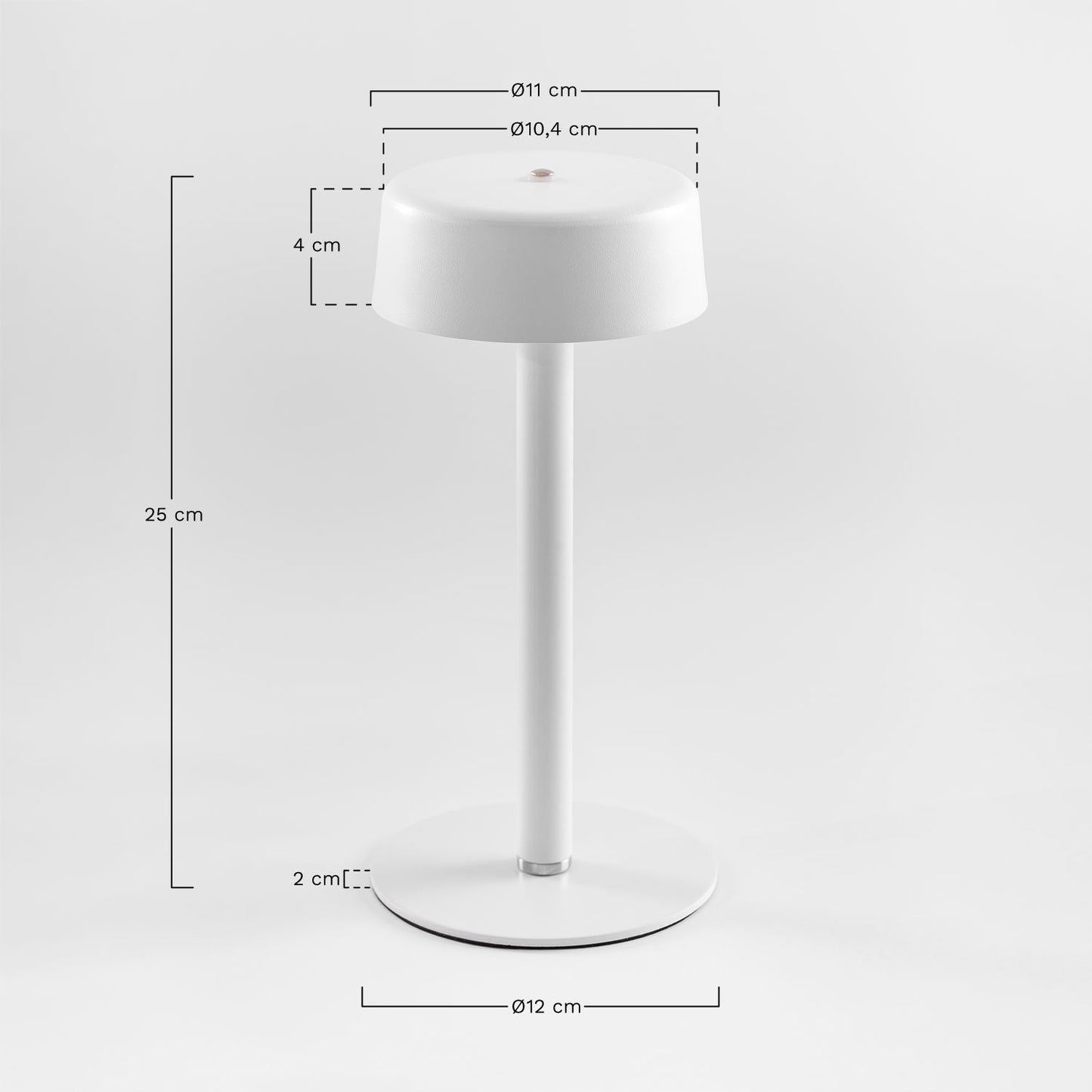 Lámpara de Mesa LED Inalámbrica Marcia Verde Éter -  SKLUM