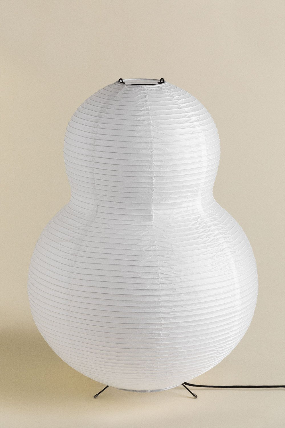 Lámpara de Pie en Papel de Arroz (↑63 cm) Marlier Blanco -  SKLUM