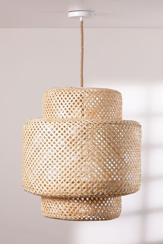 Lámpara de Techo en Bambú (Ø45 cm) Lexie Natural Natural -  SKLUM
