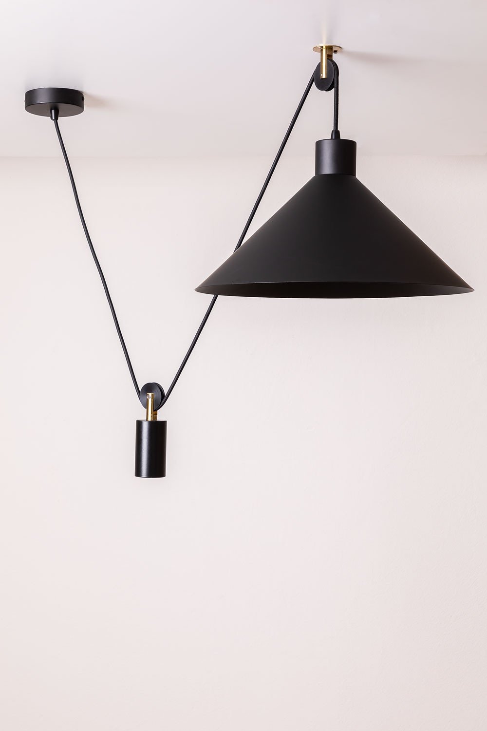 Lámpara de Techo Filat Negro -  SKLUM