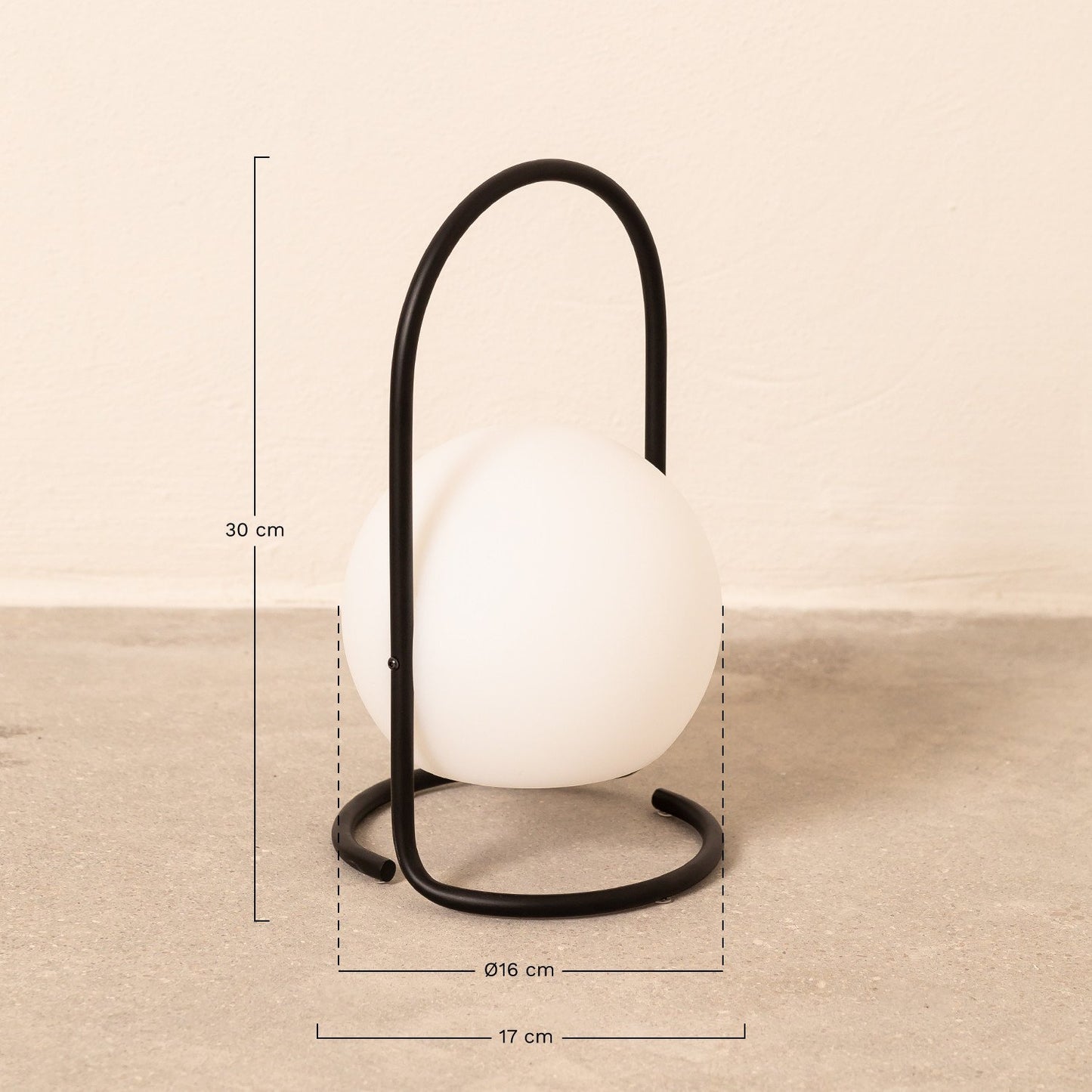 Lámpara de Mesa LED Inalámbrica para Exterior Balum Amarillo Vainilla -  SKLUM