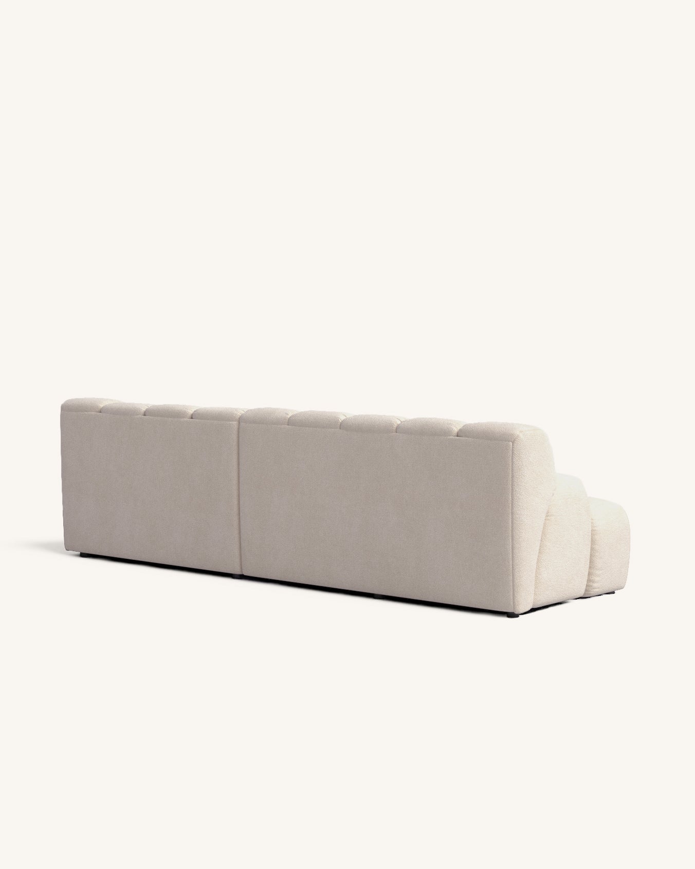 Sofá chaise longue Toscu Beige 288 x 192 cm Chaise longue derecho - Hannun