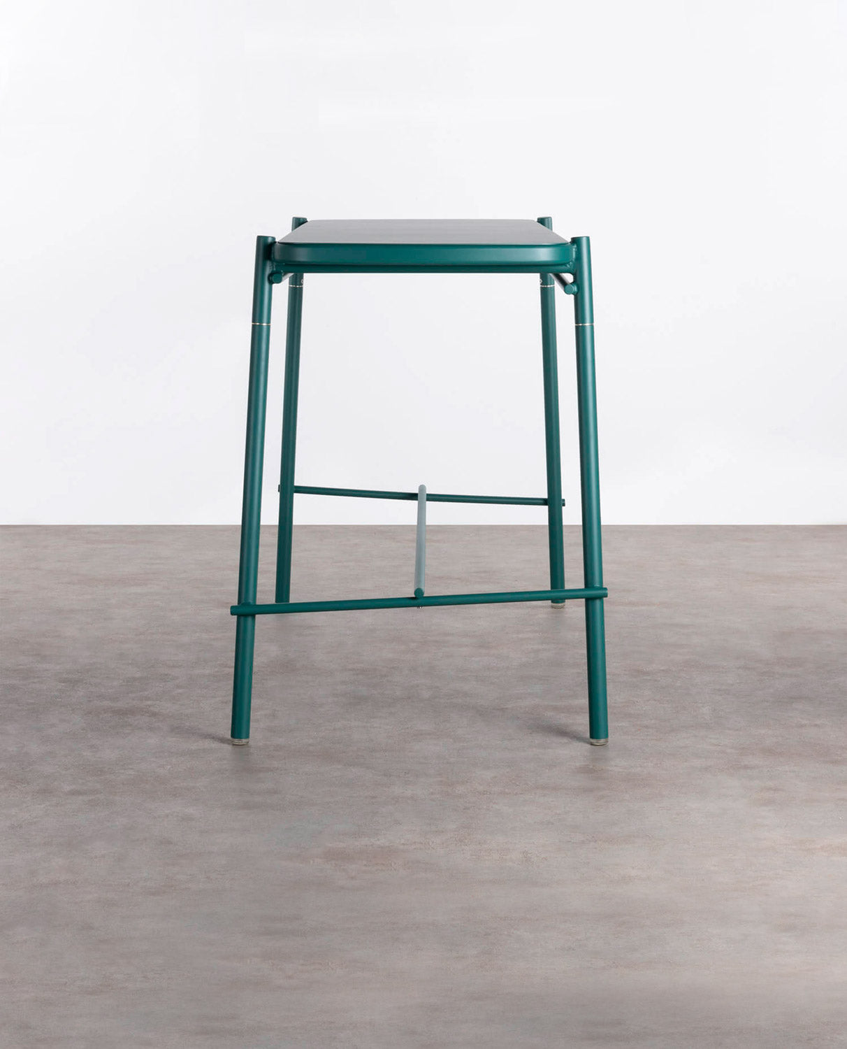 Mesa Alta de Comedor de Aluminio (160x79,7cm) Keri Verde pino - The Masie