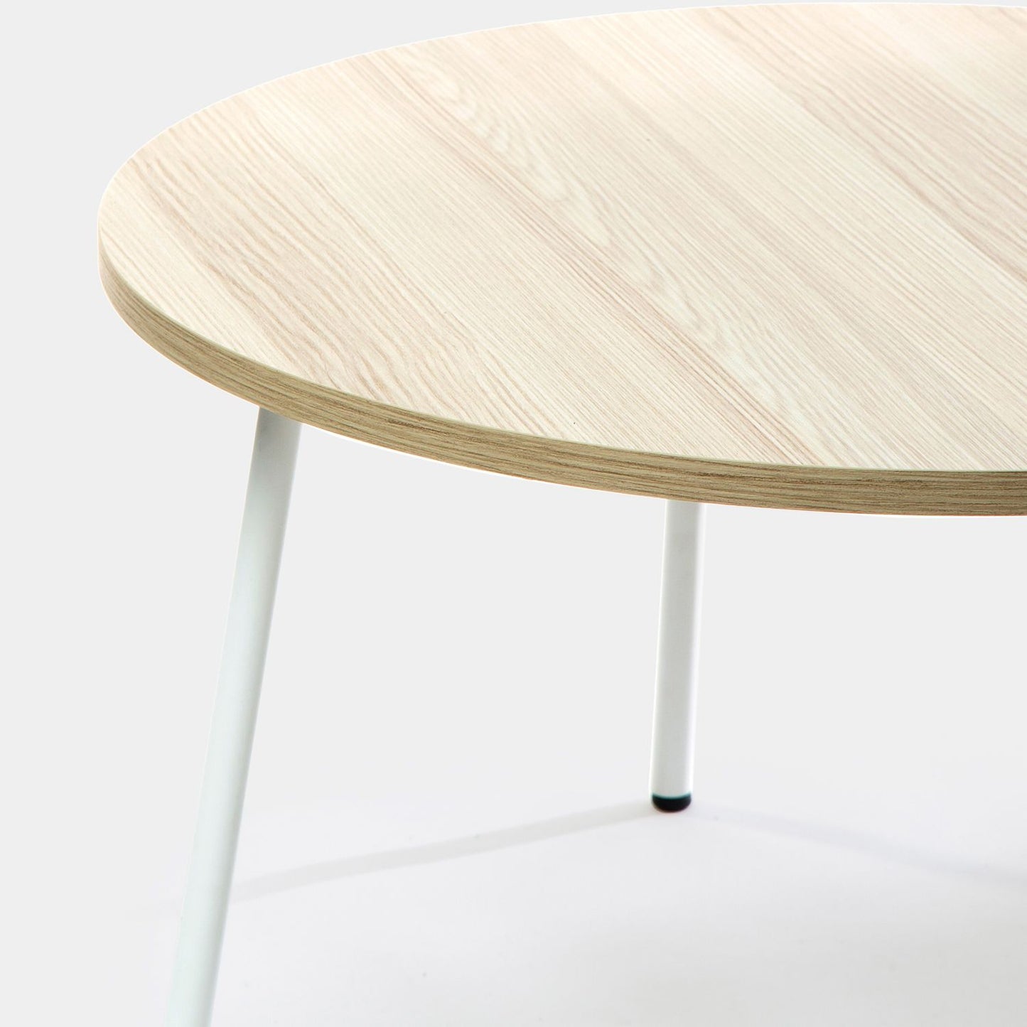 Mesa de centro efecto madera con pata blanca Siena -  Klast