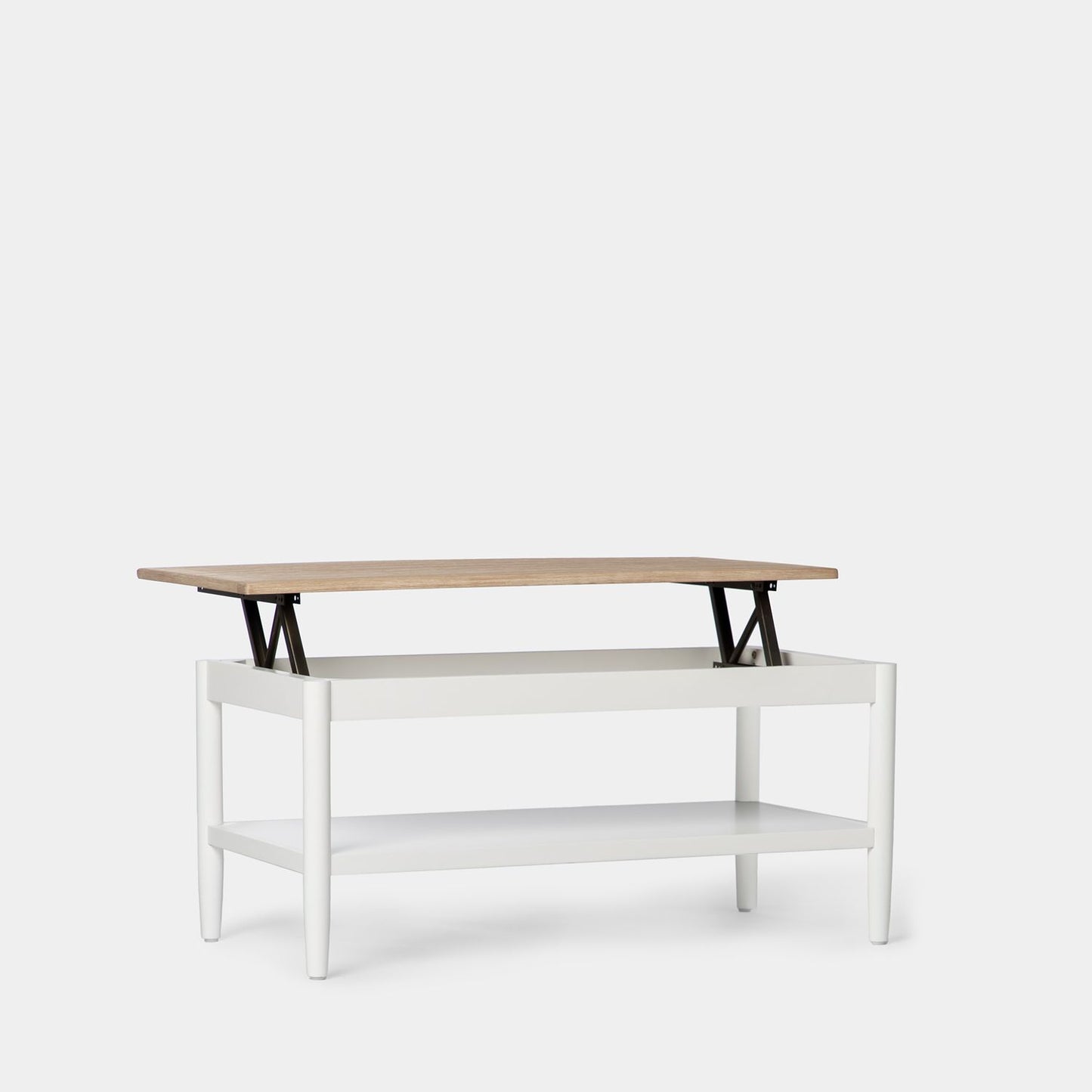 Mesa de centro elevable en chapa de pino y madera de abedul Ava -  Klast