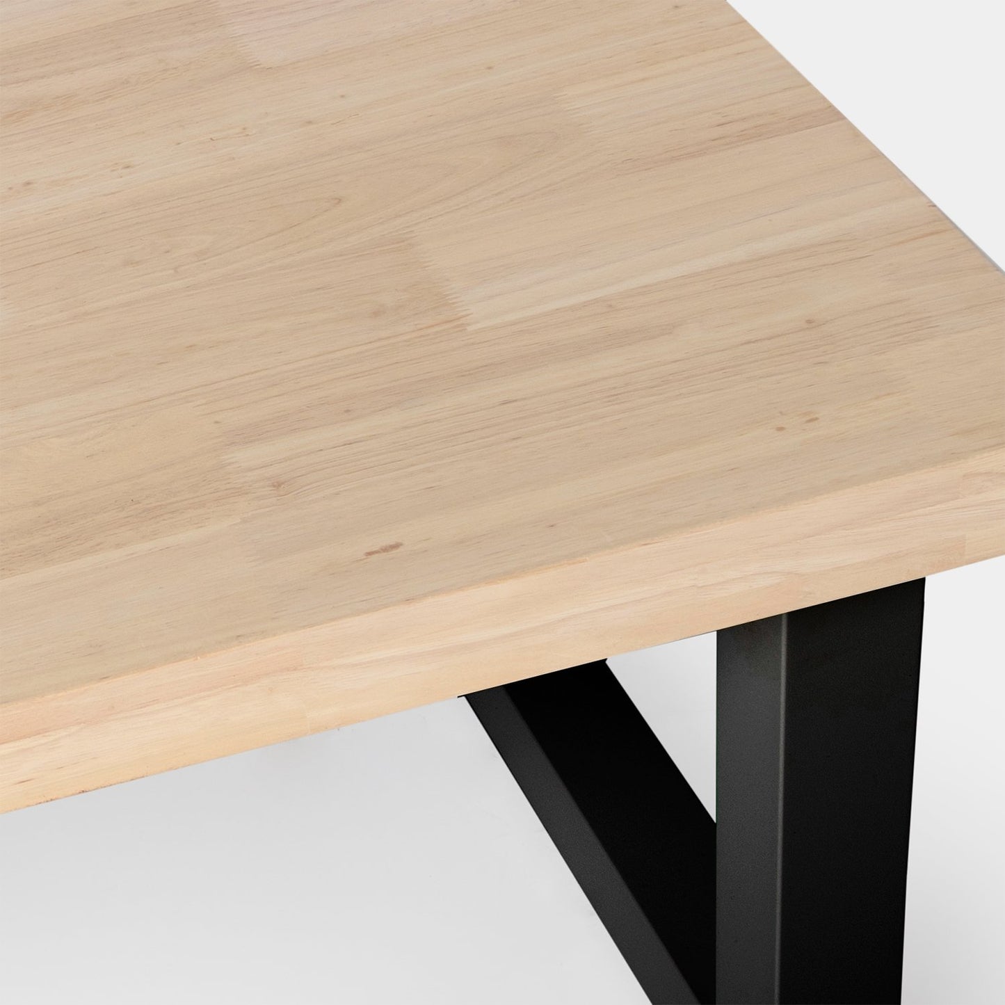 Mesa de centro elevable en madera de roble con pata negra Alys -  Klast