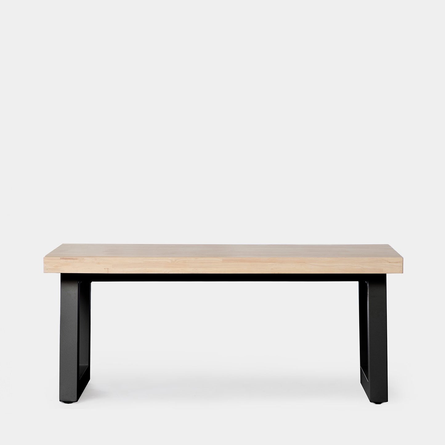 Mesa de centro elevable en madera de roble con pata negra Alys -  Klast