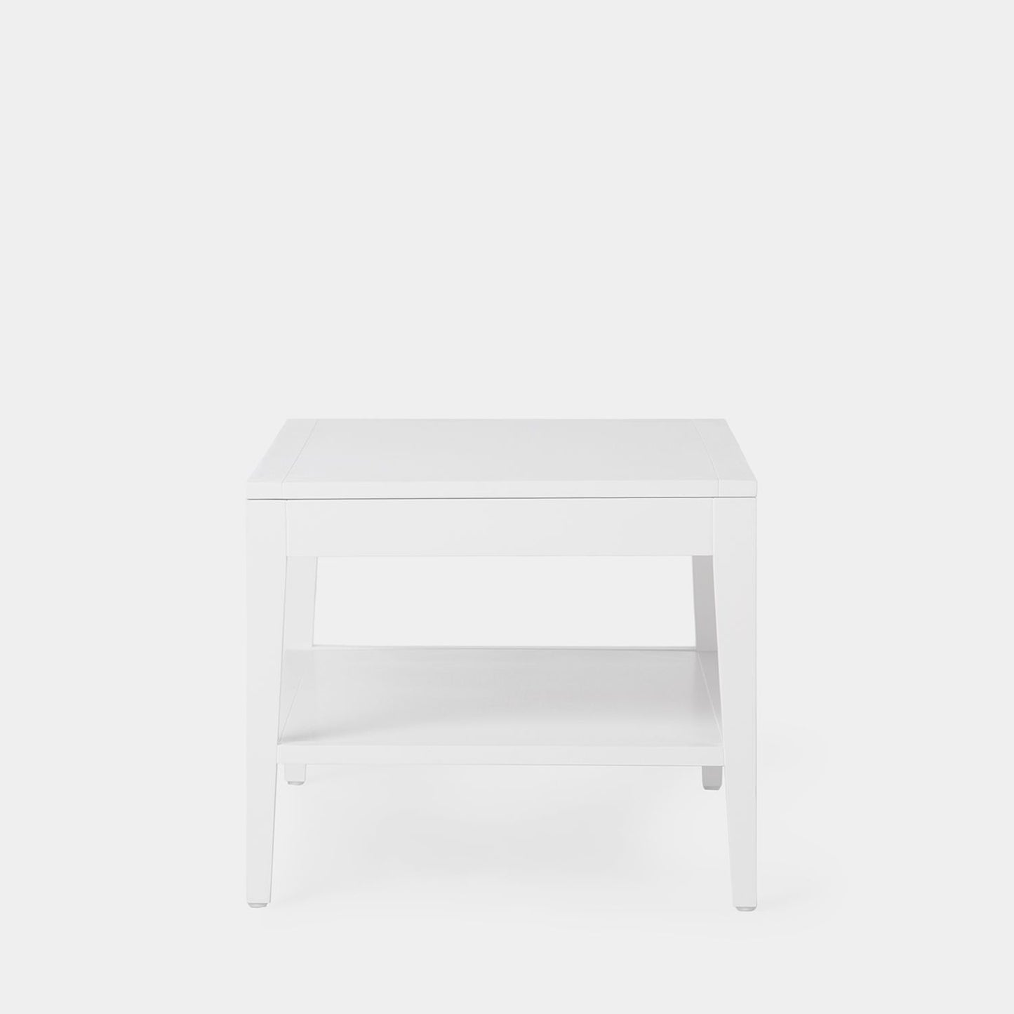 Mesa de centro elevable lacada en color blanco Mara -  Klast