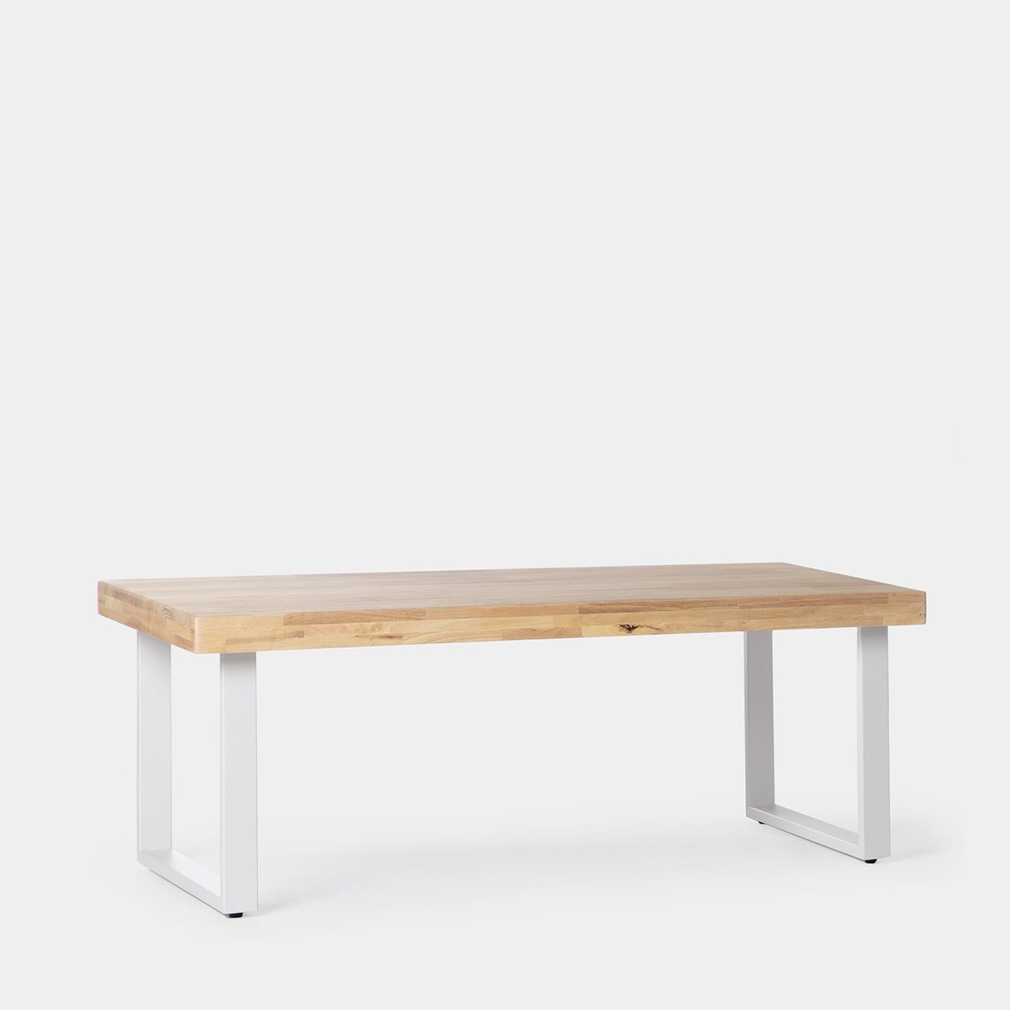 Mesa de centro en madera de roble con pata blanca Yanin -  Klast