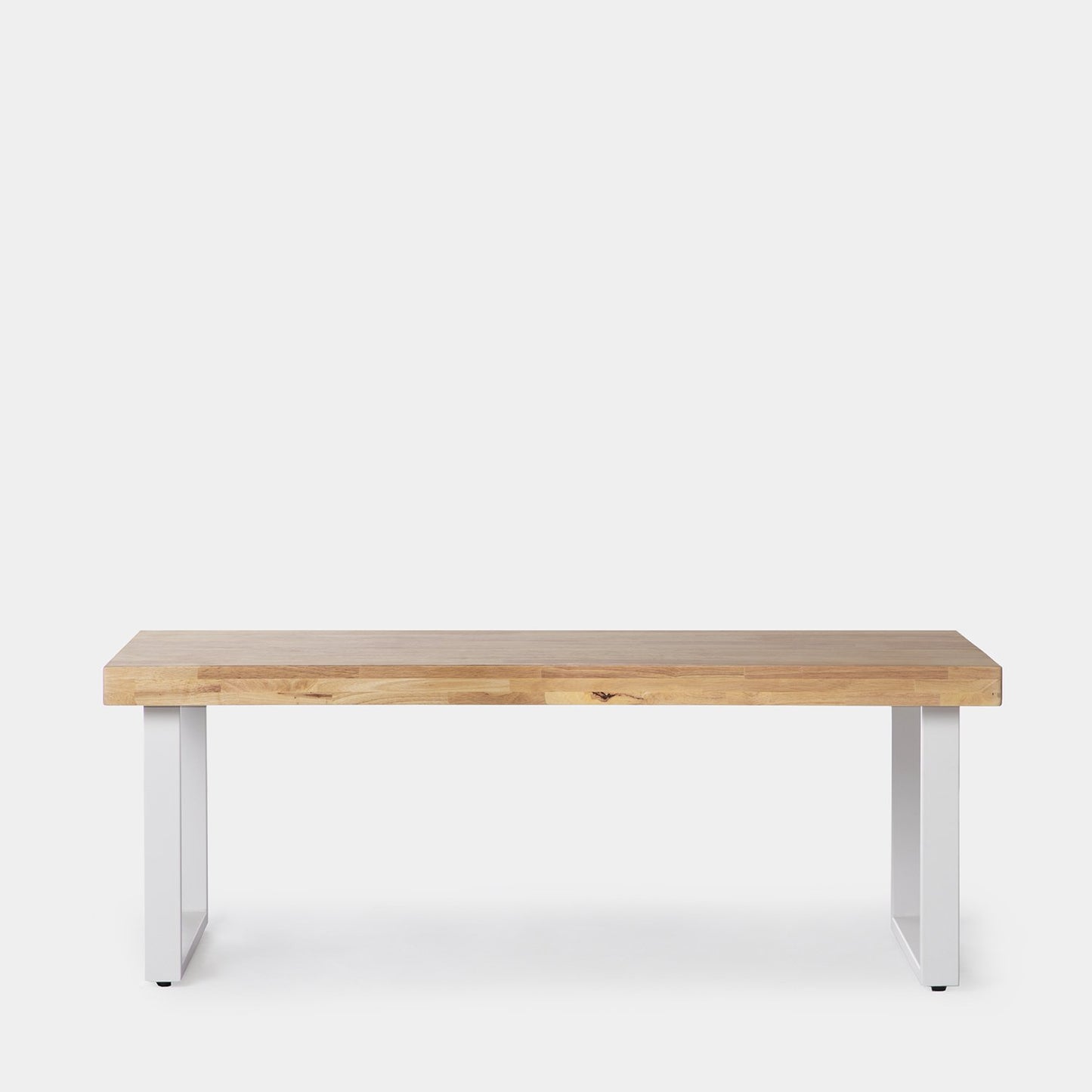 Mesa de centro en madera de roble con pata blanca Yanin -  Klast