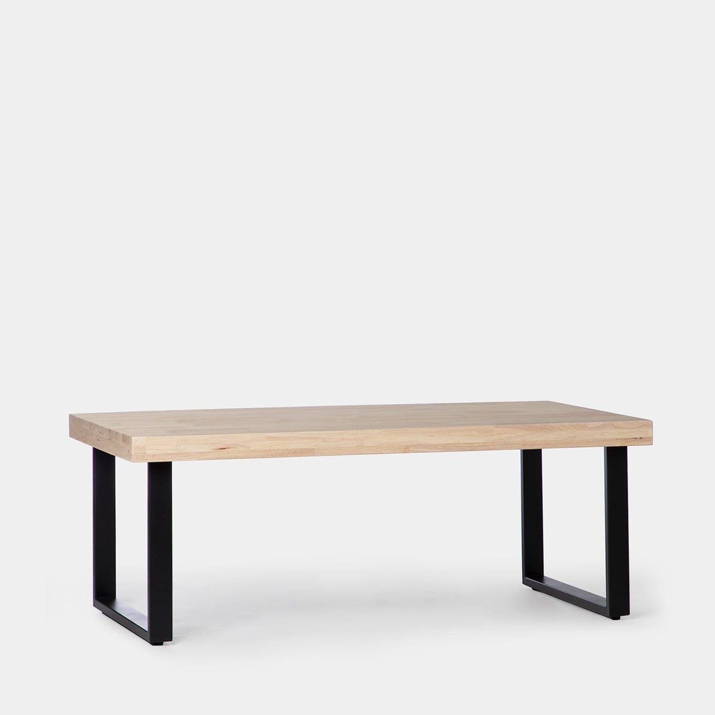 Mesa de centro en madera de roble con pata negra Yanin -  Klast