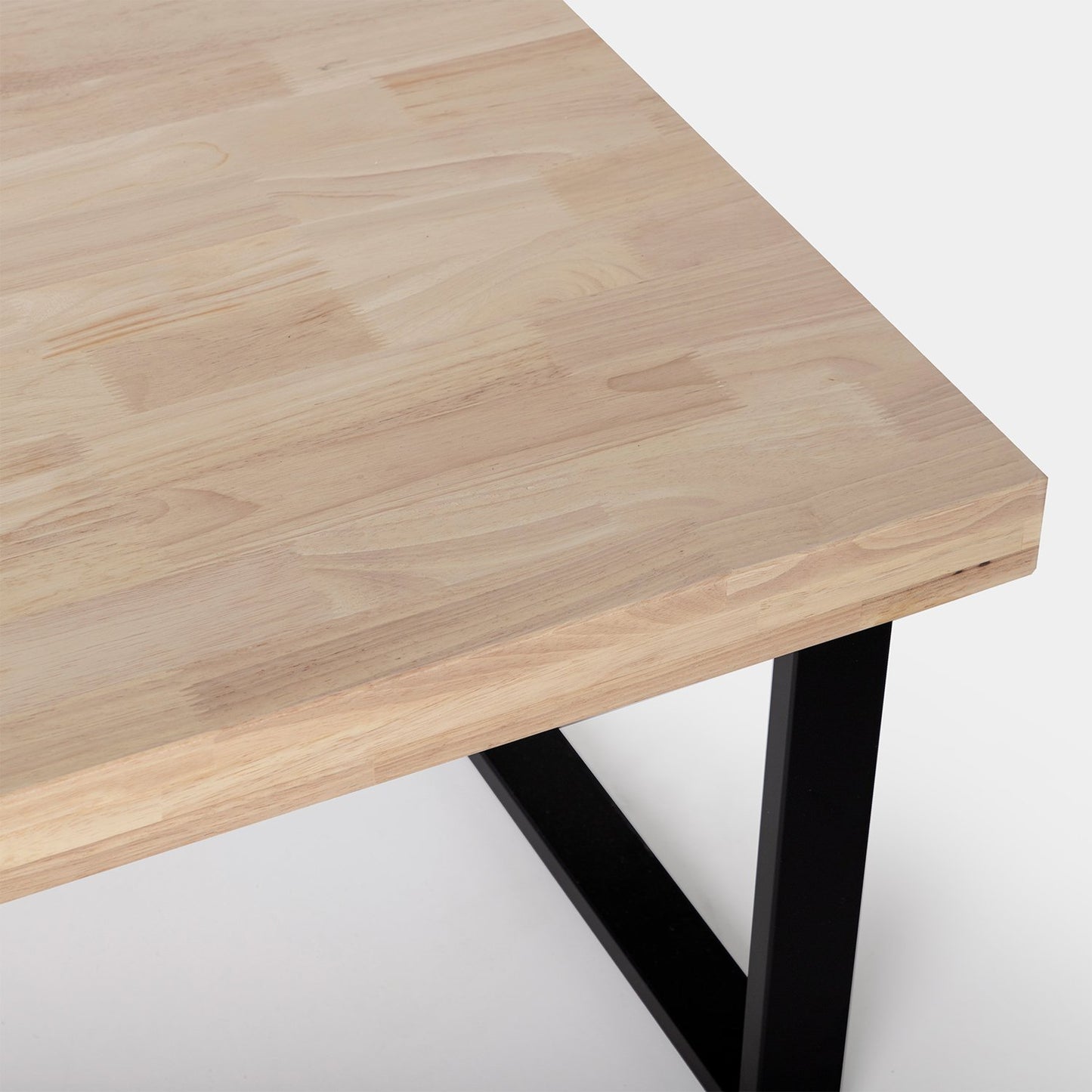 Mesa de centro en madera de roble con pata negra Yanin -  Klast