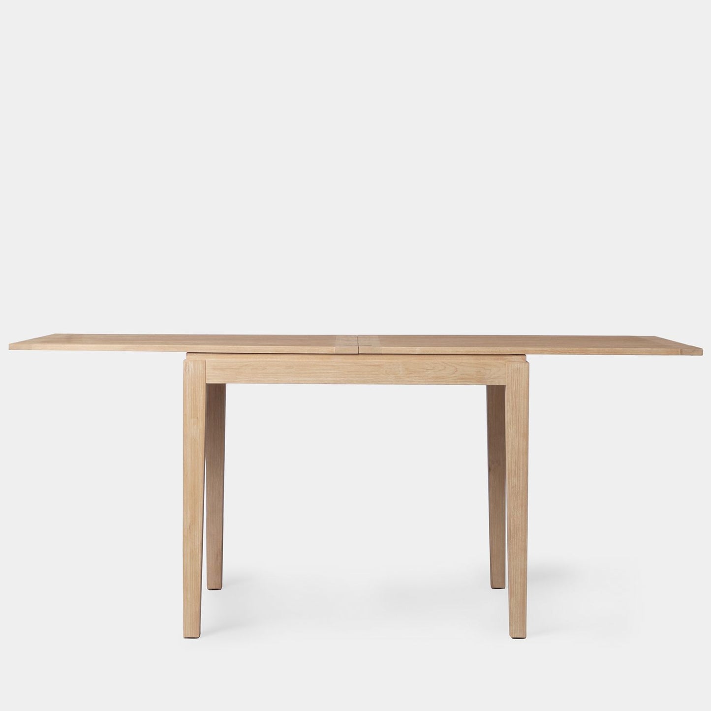 Mesa de comedor cuadrada extensible 90/180 en chapa de pino y madera de abedul Dina -  Klast