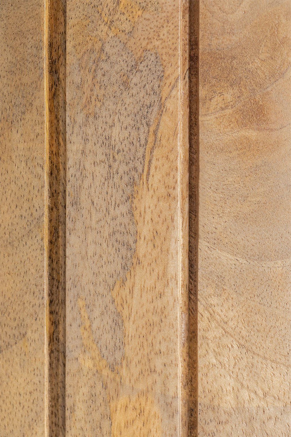 Mesa de Comedor en Madera de Mango (Ø120 cm) Analis Madera Natural -  SKLUM
