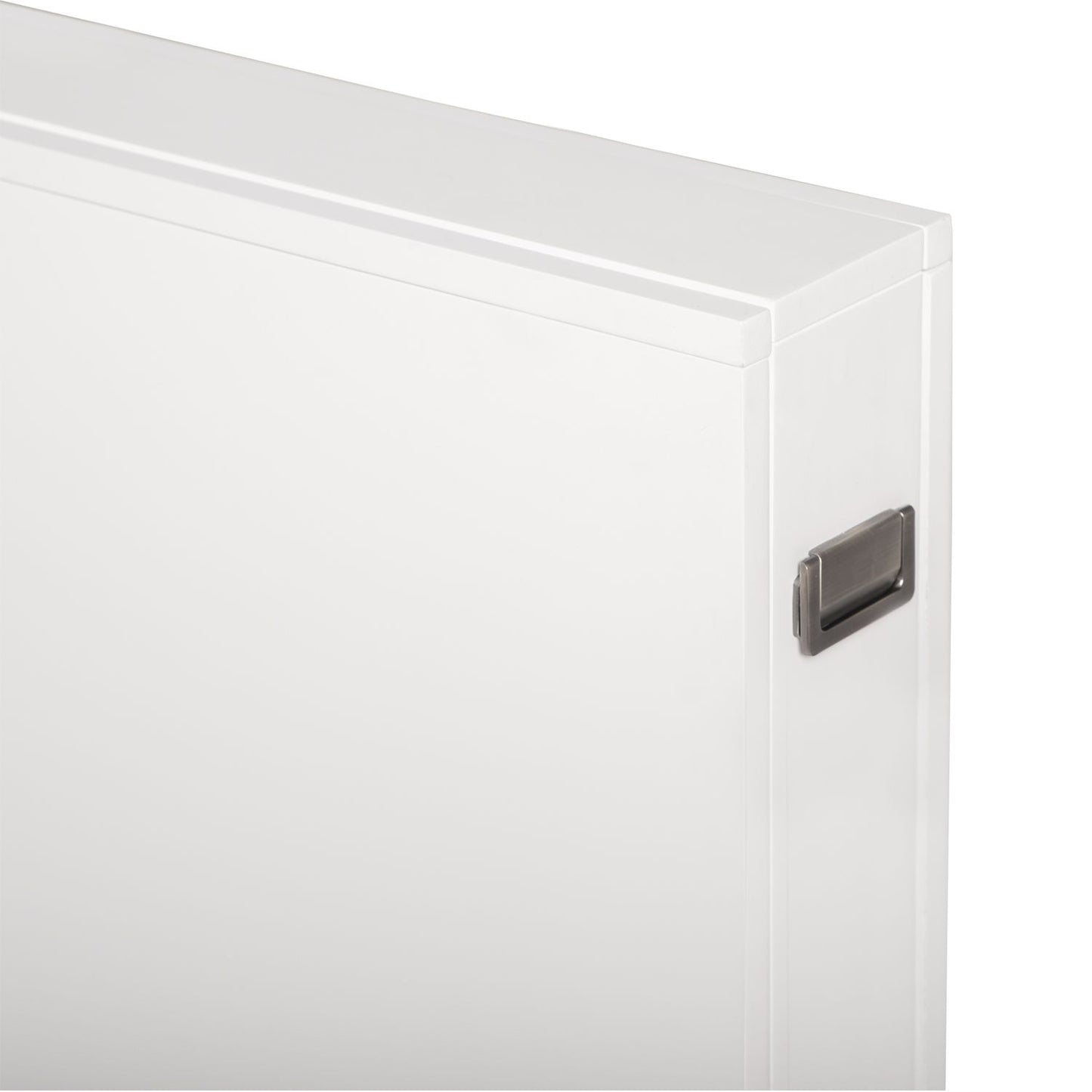 Mesa de comedor plegable rectangular lacada en blanco Anika -  Klast