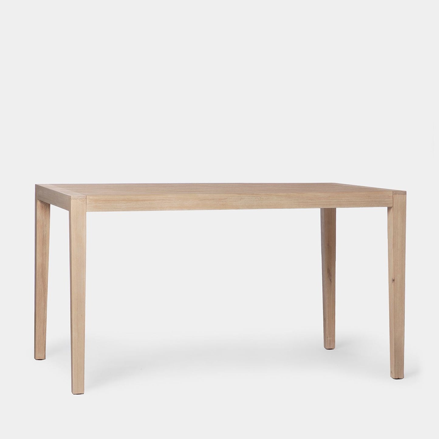 Mesa de comedor rectangular 140 en chapa de pino y madera de abedul Mara -  Klast