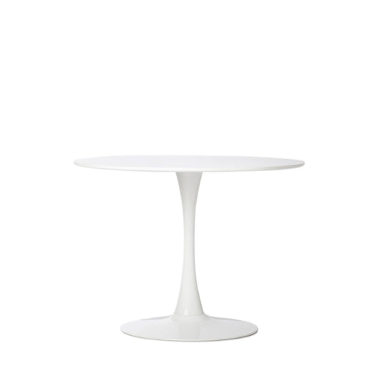 Mesa de comedor redonda Ø100 blanca Cory -  Klast