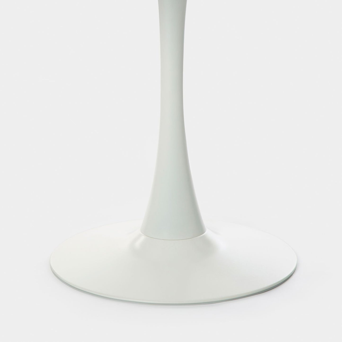 Mesa de comedor redonda Ø80 blanca Cory -  Klast