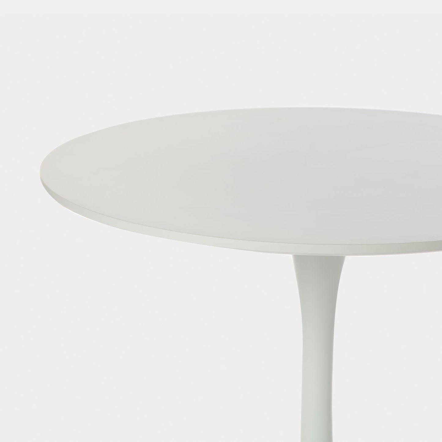 Mesa de comedor redonda Ø80 blanca Cory -  Klast