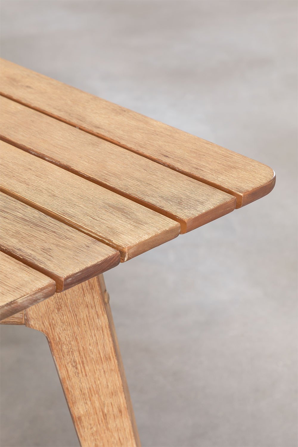 Mesa de Jardín Rectangular en Madera (180x90 cm) Naele Madera Natural -  SKLUM