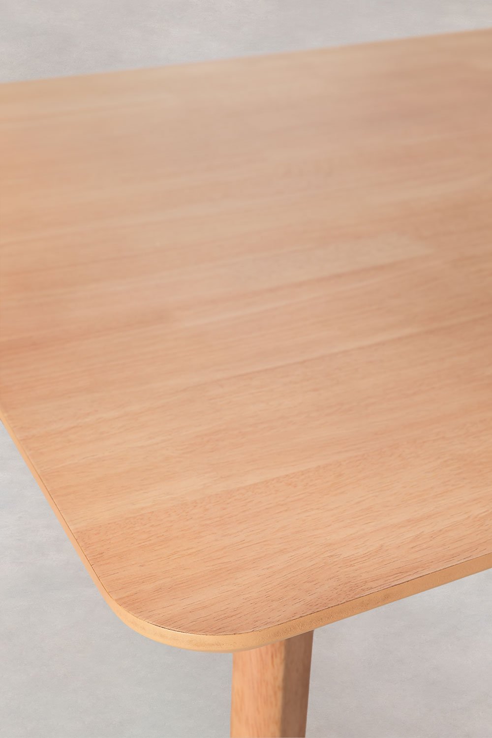 Mesa de Comedor Rectangular en Madera (150x90 cm) Kerhen Madera Natural -  SKLUM