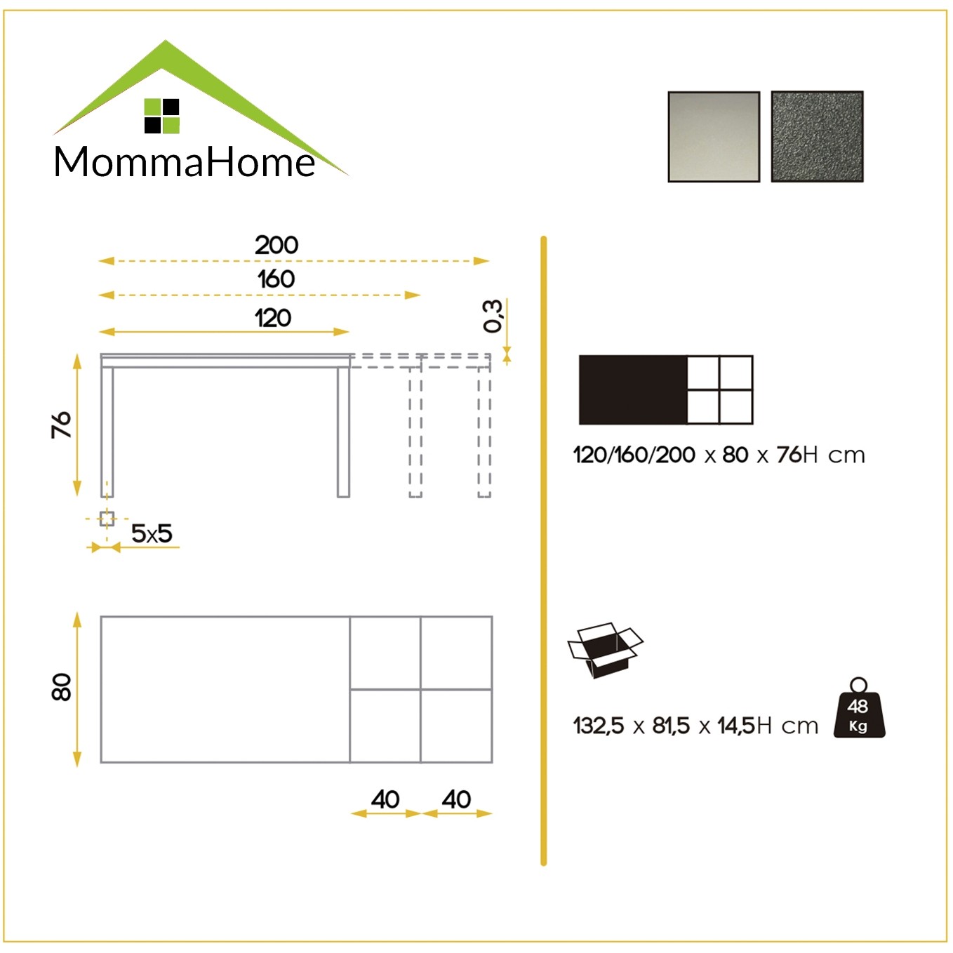 Mesas extensible COMBRA - Momma Home