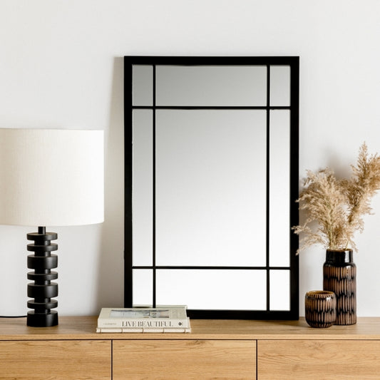 Espejo negro 90x60 Moebe Negro - Kenay Home