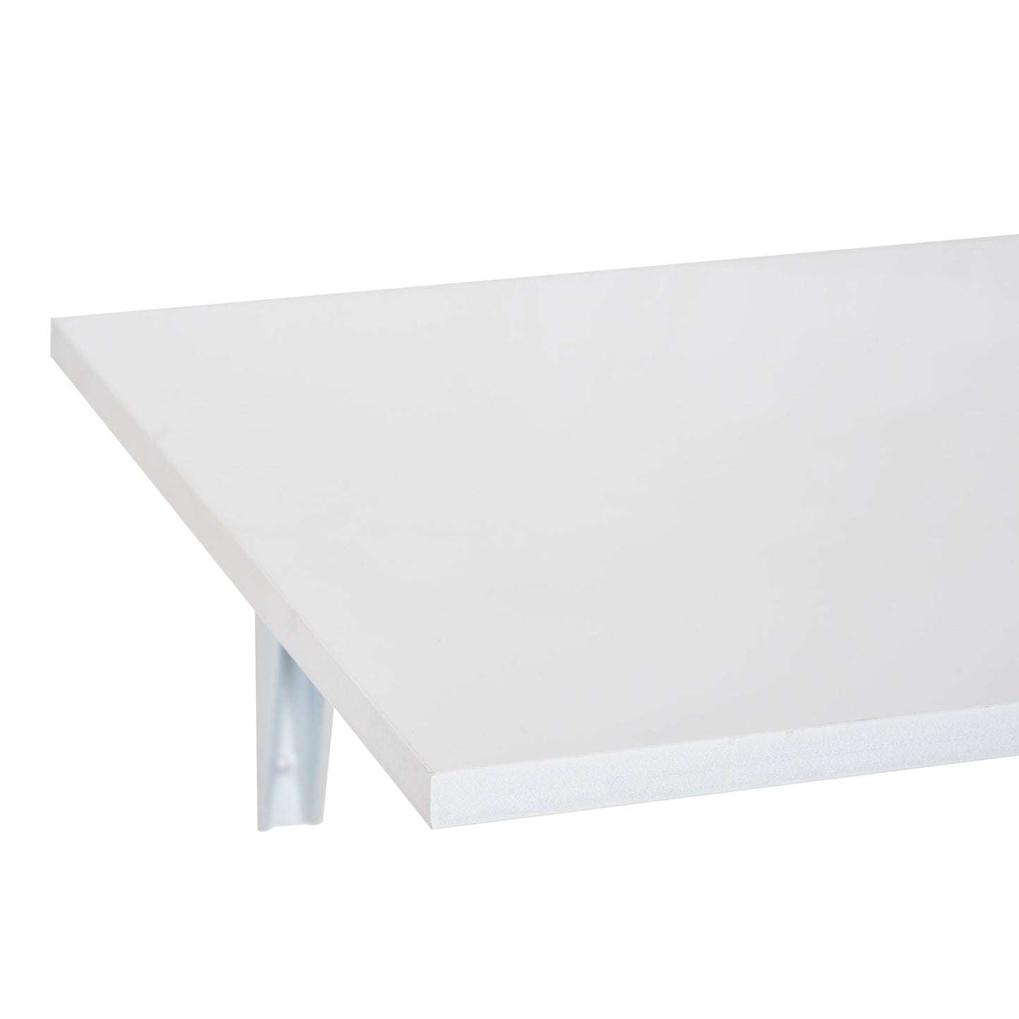 HOMCOM Mesa Plegable de Pared Mesa Abatible de Pared de Madera Ahorra Espacio para Cocina Comedor Dormitorio Carga 10 kg 60x40x20 cm Blanco