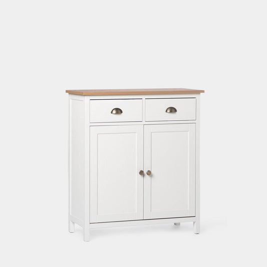 Mueble recibidor en madera color blanco Marais -  Klast