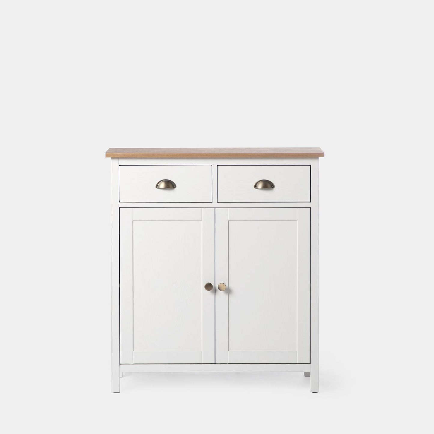 Mueble recibidor en madera color blanco Marais -  Klast