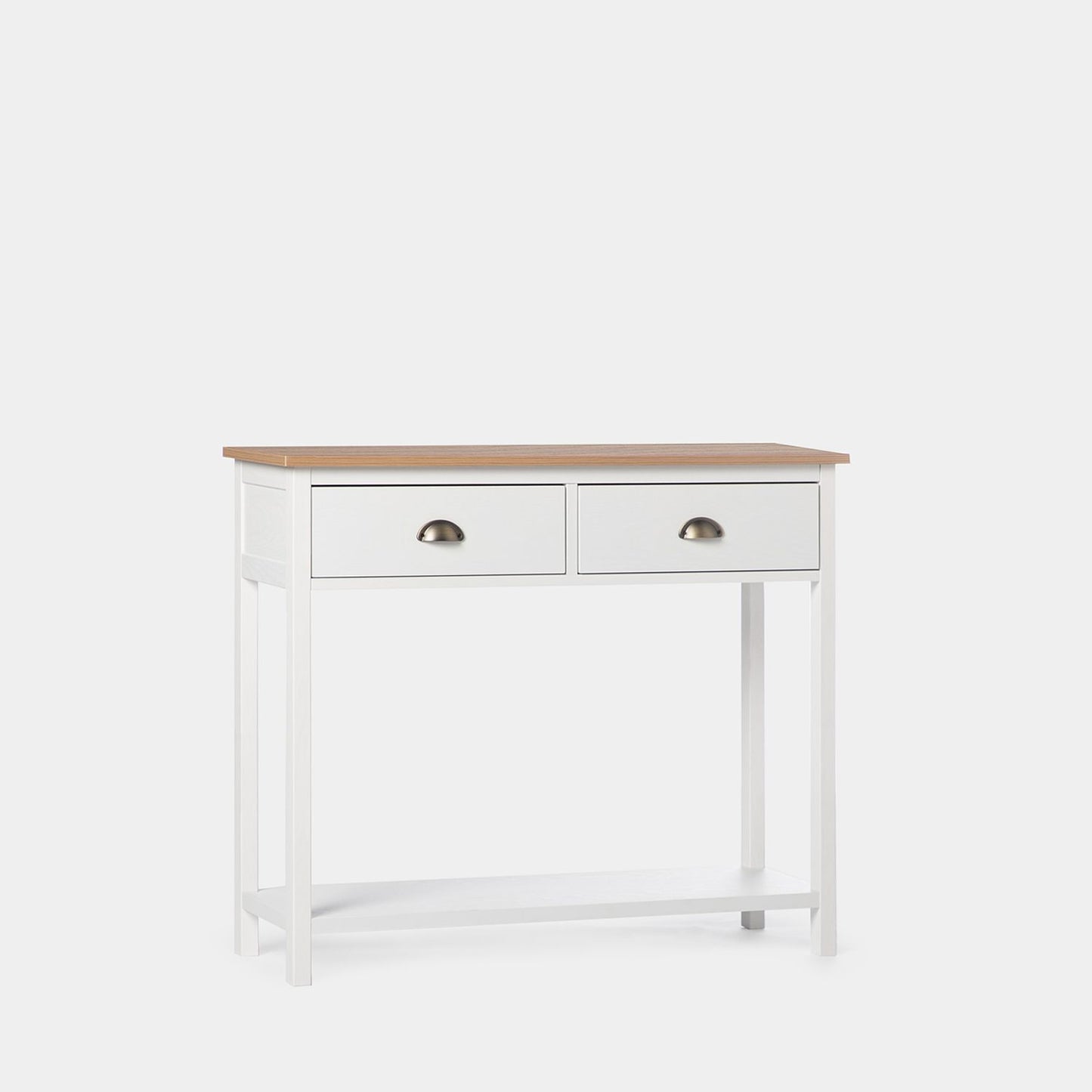 Mueble recibidor en madera color blanco Marais -  Klast