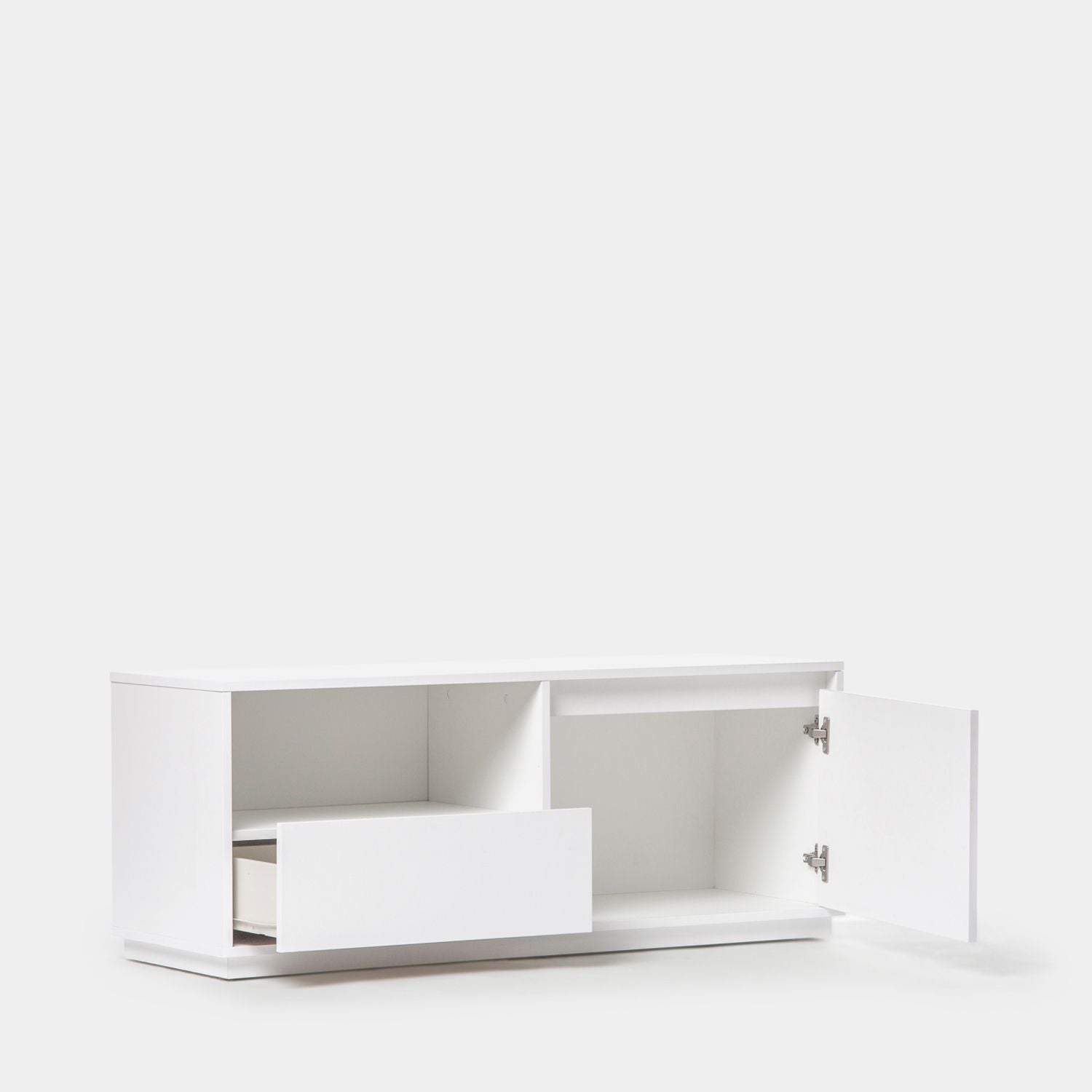Mueble TV 120 color blanco de estilo nórdico Oslo - Klast – Bechester
